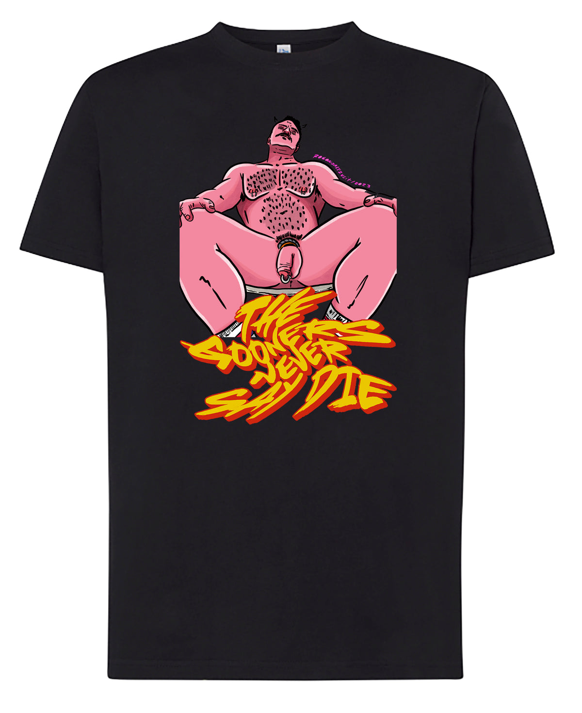 The GOONERS Never Say Die Tee (18+)